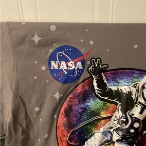 NASA All Over Print Mens Big And Tall T-shirt Size 4XL